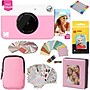 Kodak Printomatic Instant Print Camera Gift Bundle withPink Soft Case, 20-Pack Zink Photo Paper & More, Pink~#|#~DC46FE61-9B9A-4801-ADEFA61BCD56340D_sc7