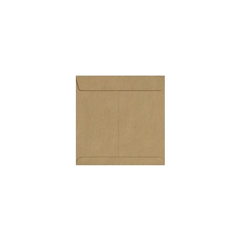 JAM Paper Self Seal Nonstandard Envelope, 8 1/2" x 8 1/2", Grocery Bag Brown, 500/Pack (8575-GB-500) image 1