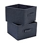 Household Essentials Storage Boxes & Bins 16.73 Quart Storage Container, Cardboard, Blue, 2/Pack (HE1070)~#|#~DC4AED5E-70EF-45CE-8C1209879EB7817F_sc7