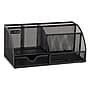 Mind Reader 7-Compartment Metal Desk Organizer File and Accessory Storage, Black (JOEORG-BLK)~#|#~DC4D1F3B-60D6-4053-AF1314C97D313608_sc7