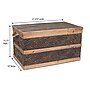 Household Essentials Decorative Wood Chest (9547-1)~#|#~DC4D814C-2DC6-44ED-8A037C1D33B7FD43_sc7