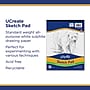 Pacon UCreate 9" x 12" Tape Bound Sketch Pad, 50 Sheets/Pad (4746)~#|#~DC50C8C9-47B9-40E1-8974FDCAC626C698_sc7