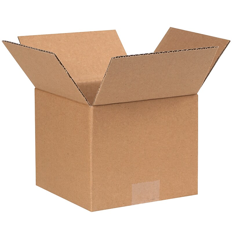 7" x 7" x 6" Shipping Boxes, 32 ECT, 25/Bundle (776) image 1