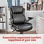 Staples Randolph Ergonomic Bonded Leather Executive Big & Tall Chair, 400 lb. Capacity, Black (ST62818)~#|#~DC5433EC-E3EF-48B4-B8DFB9BB11D2C31A_sc7