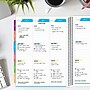 2026 Global Printed Products Teal Gold Marble 8.5" x 11" Weekly & Monthly Planner, Paperboard Cover (NRY26-LAMF-54)~#|#~DC585D36-416D-4FD3-97E20E30141A9634_sc7