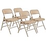 NPS 1300 Series Premium Vinyl Padded Triple Brace Double Hinge Folding Chair, French Beige/Beige, 4/Pack (1301/4)~#|#~DC5FBA4A-DD73-4622-ACEB74B795522940_sc7