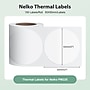 Nelko Thermal Labels for PM220 Label Maker, 50 x 50mm, 2 Rolls/Set, Transparent (US-5050TR-2R)~#|#~DC64D16F-4441-43B9-AB5CC945DBA45B69_sc7