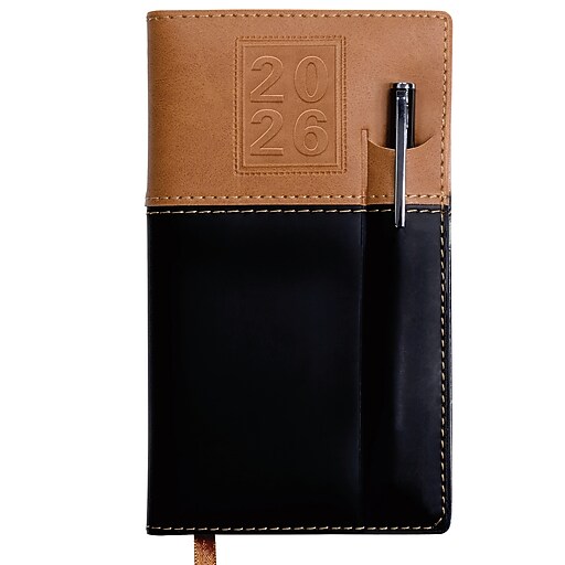 SUNEE 2025-2026 Weekly & Monthly Hardcover Planner 5.5" X 8.3" - 12 Month (July 2025 - June 2026), Small Academic Year Calendar Planner, Pocket, Notes, 100 GSM Paper, Sage Green