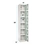 AdirOffice 72"H 6-Tier Misty Green Storage Locker (ADI629-206-MGRN-DL)~#|#~DC6B7333-A8B4-485B-A7607FA0B9566B1A_sc7