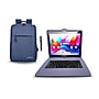 LINSAY F10 Series 10.1" Tablet, Wi-Fi, Octa Core, 256GB eMMC, Android 15, Blue Cloth Keyboard Case, Backpack, & Stylus Pen~#|#~DC6C76F3-CB7D-43BB-9D010551A3541C31_sc7