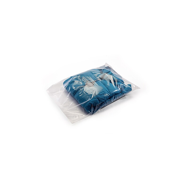 12" x 16" Flat Poly Bags, 1.5 Mil, Clear, 1000/Carton (PB200) image 1