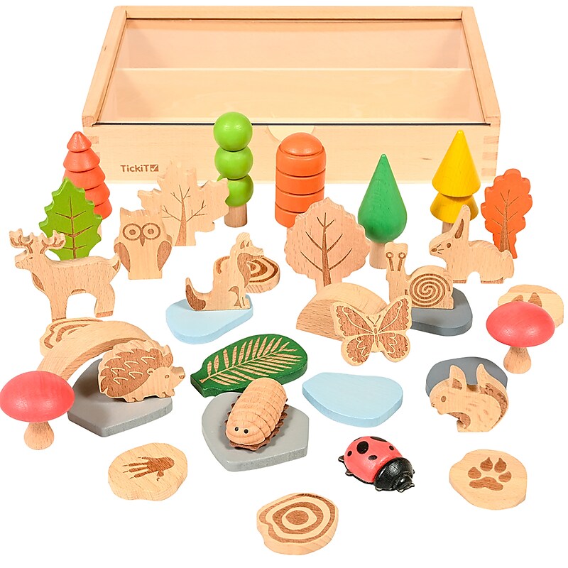TickiT Woodland Trail Set, Multicolored, 37 Pieces/Set (CTU73552) image 1