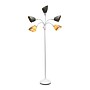 Simple Designs 67" White Metal Medusa Floor Lamp with 5 Adjustable Gray Cone Shades (LF2006-GOW)~#|#~DC790F87-4582-418E-B9BD480024F9E7B6_sc7