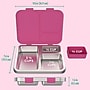 Bentgo Kids Leak-Resistant Lunch Box, 3-Compartment, Fuchsia (BGOSTL-F)~#|#~DC7CC071-7FE9-4E38-A729857ED702289D_sc7