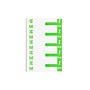 Smead AlphaZ NCC Hand Written Identification & Color Coding Label, 3 5/8" x 1 5/32", Light Green/White, 100/Pack (67164)~#|#~DC806E04-3A66-4E48-B29BBBC9C1DFEA16_sc7