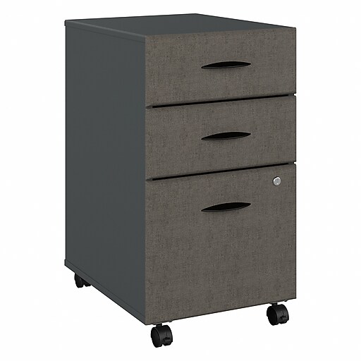 Bush Business Furniture Cubix 3Drawer Mobile Vertical File
