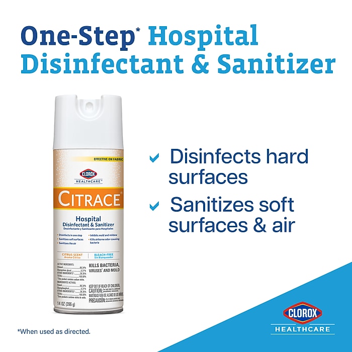 衛生日用品 co_coa Clorox Healthcare Citrace Hospital Disinfectant & Deodorizer