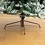 Nearly Natural 7-ft Pre-Lit Artificial Fraser Fir Flocked Christmas Tree with Instant Connect Technology (T4790)~#|#~DC862F79-8C09-40DF-9EAE473D7C637ADA_sc7