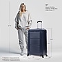 InUSA Pilot 33.27" Hardside Suitcase, 4-Wheeled Spinner, TSA Checkpoint Friendly, Blue (IUPIL00XL-BLU)~#|#~DC8B1D22-0201-4415-91E1EFA3483BCF18_sc7