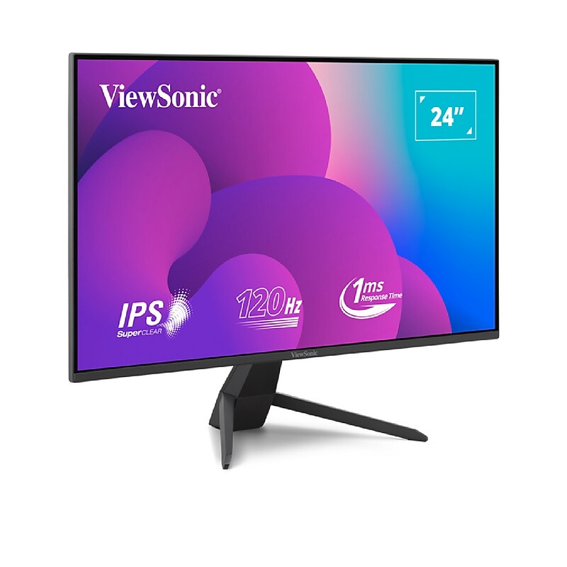 ViewSonic VX 24” 1080p IPS 120Hz Monitor, FreeSync, Built-In Speaker, Black (VP2488-4K) image 1