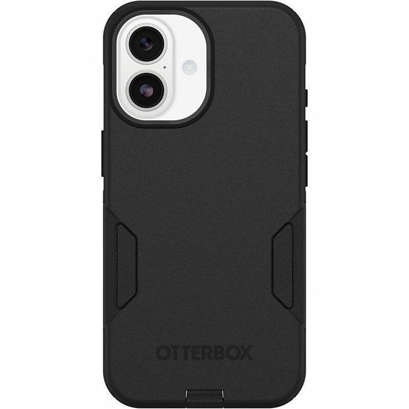 OtterBox Commuter MagSafe Phone Case for Apple iPhone 17, Shock Absorbing, Black (77-98294) image 1