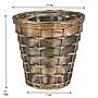 Household Essentials Waste Baskets Wicker Basket, Green (ML-2215)~#|#~DC996837-DDAA-4325-935814B7C60850BA_sc7