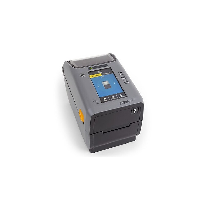 Zebra ZD6A122-T01Q01EZ Thermal Transfer POS Printer, USB, USB Host, Ethernet, Wi-Fi 6, Bluetooth 5.3, Gray image 1