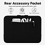 SumacLife 13" Microsuede Laptop Sleeve, Black (NbkLea674)~#|#~DCA8D3D8-C5EC-4BF6-ABA8846987CC3837_sc7