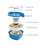 bentgo Salad Container, 5-Compartment, Blue, 54 oz. (BGOSAL-B)~#|#~DCA947D1-04D5-45C7-AFD831137FFDDD98_sc7