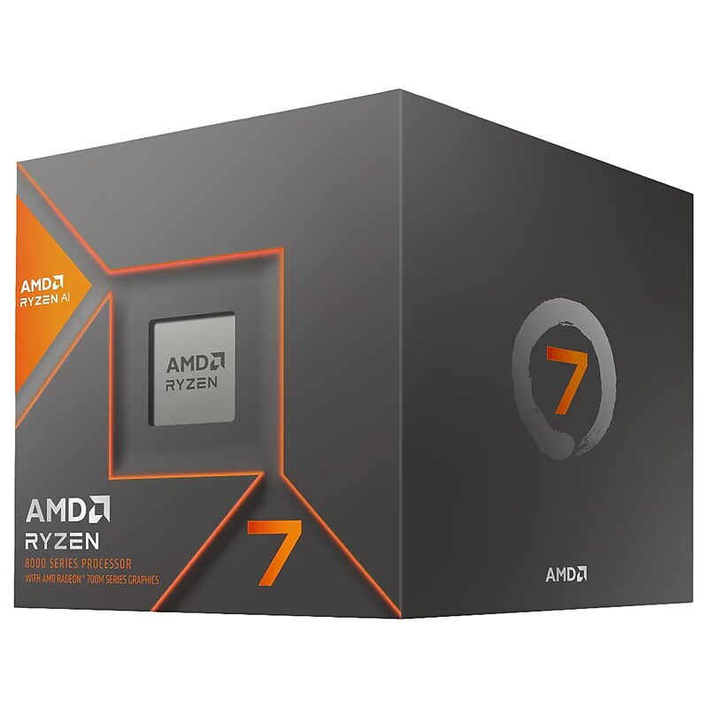 AMD Ryzen 7 8700G 8-Core 4.3Ghz Computer Processor, Socket AM5 (100-100001236BOX) image 1
