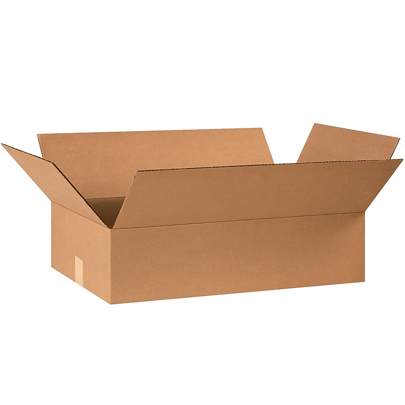 24" x 14" x 6" Shipping Boxes, 32 ECT, Brown, 25/Bundle (24146) image 1