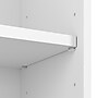 Bush Business Furniture Hustle Tall 5 Shelf Bookcase, White (HUB230WH)~#|#~DCB1552F-30F8-49D3-9C5AD1D629C05AA1_sc7
