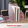 Staples Metal Mesh File Organizer, Dusty Pink (ST63831)~#|#~DCB4A5F2-243F-4032-A0569DACB625477B_sc7