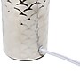 Simple Designs Whimsical Wave 13.4" LED Table Lamp, Chrome Base/White Shade (LT2123-CHR)~#|#~DCB55580-44D2-43D5-AAEA69A5B3E4107F_sc7