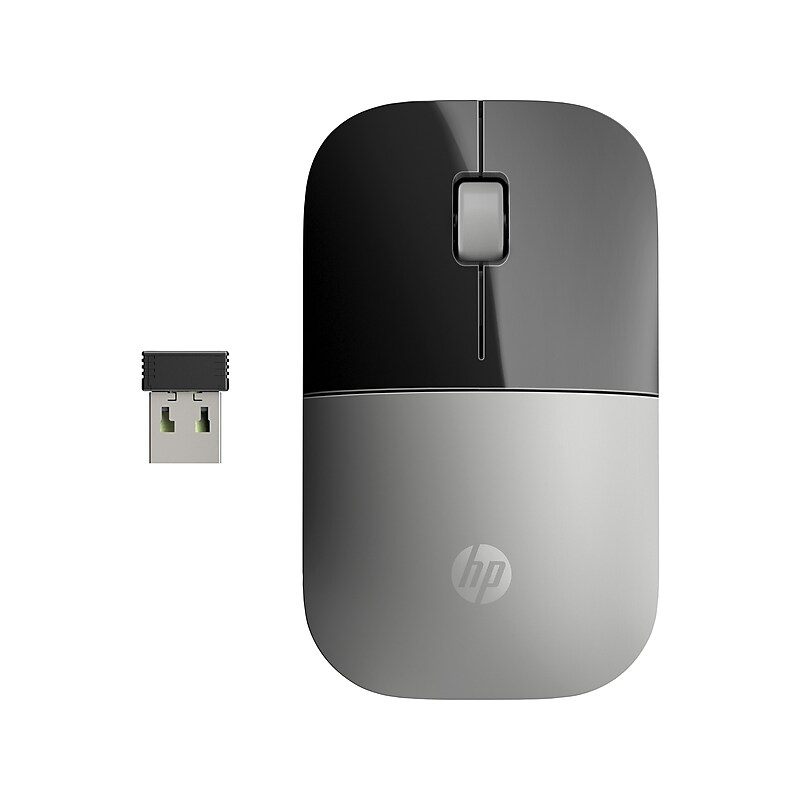 HP Z3700 Wireless Mouse, Natural Silver (66Z09AA) image 1