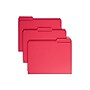 Smead Reinforced File Folder, 3 Tab, Letter Size, Red, 100/Bx (12734)~#|#~DCC0D92C-1BF8-4834-884D1E8375ACC11C_sc7