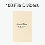 Pendaflex File Backs, Legal, Manila, 100/Pack (90154)~#|#~DCC42AE8-9BD6-4B7C-8FFD8602E94E104D_sc7