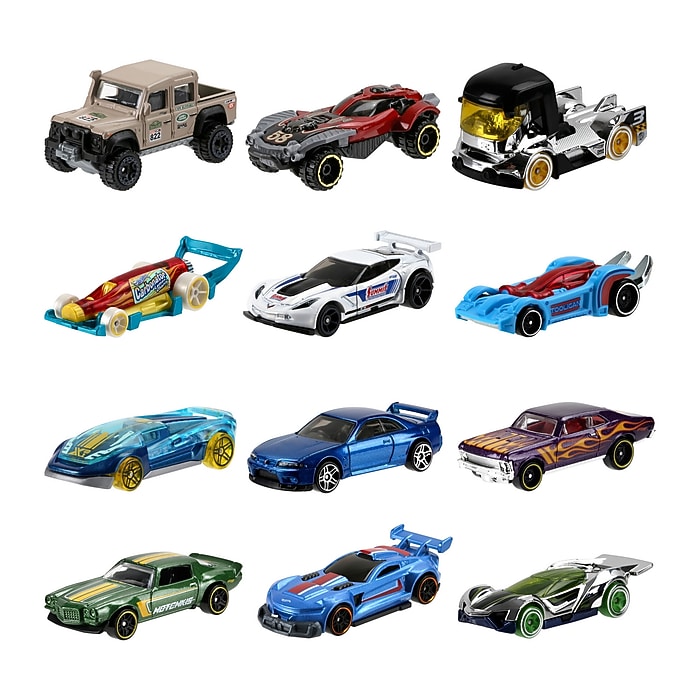 HOT WHEELS BASIC DIECAST CAR FACTORY SEALED CASE J L2593 72 COUNT