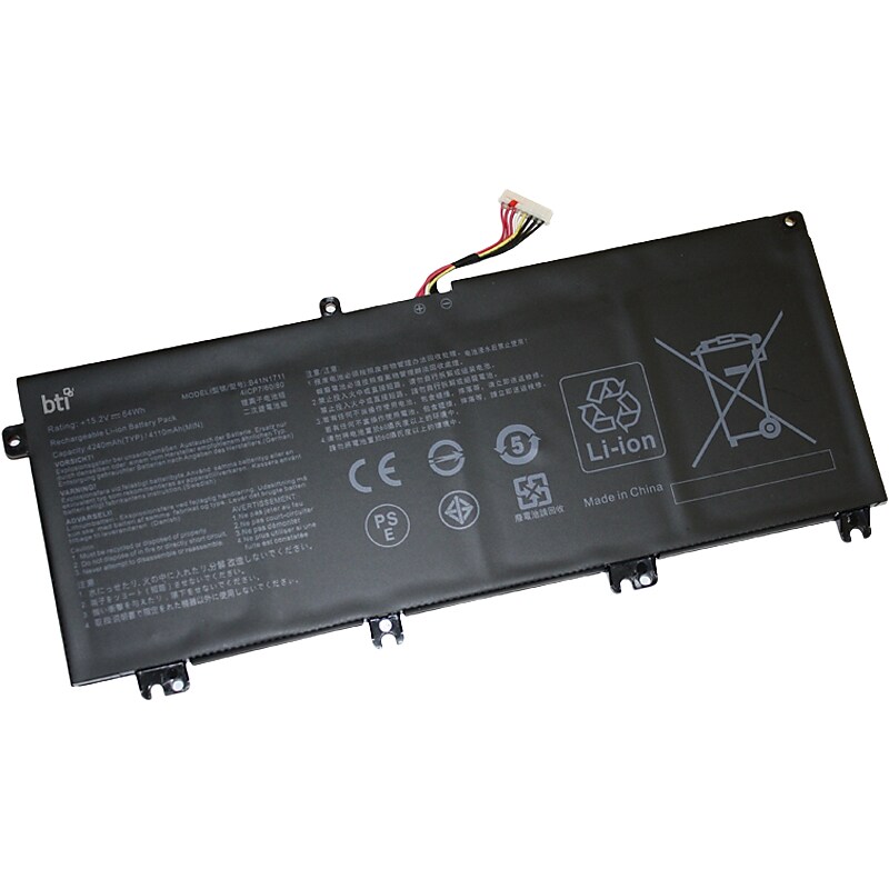 Battery Technology Li-Ion Replacement Battery for Asus Laptop, 4240mAh (B41N1711-BTI) image 1