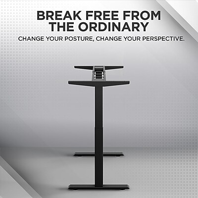 Uncaged Ergonomics Rise Up Electric Adjustable Height Desk Frame