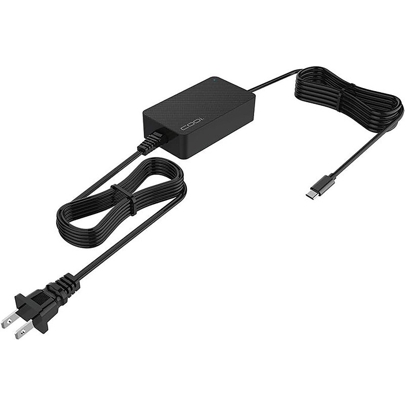 CODi USB-C AC Power Adapter, Black (A03041) image 1