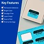 Avery Laser/Inkjet Multipurpose Decorative Edge Labels, 2" x 3", Bright Blue, 160/Pack (94267)~#|#~DCCDBE84-62D1-46C1-970ED39940FC63E2_sc7