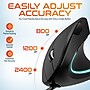 Delton Ergonomic 12 Ergonomic Vertical Optical USB Gaming Mouse, Black (DMERG12-U)~#|#~DCCF1633-6CF3-4D5A-AD3C6EAC47A861D4_sc7