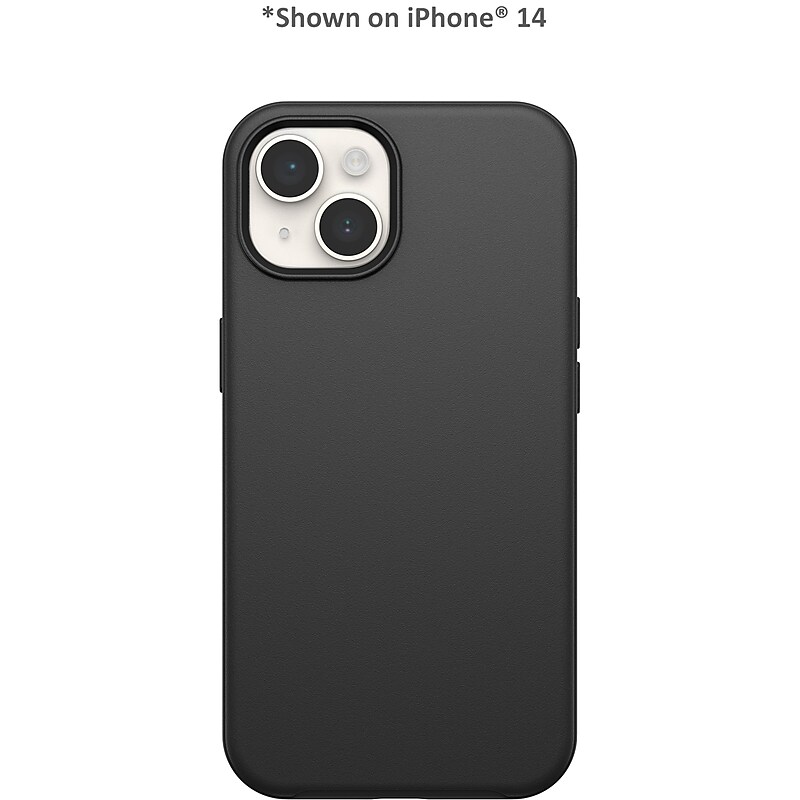 Otterbox Symmetry Series MagSafe Case iPhone 15, iPhone 14 & iPhone 13, Black (77-92924) image 1