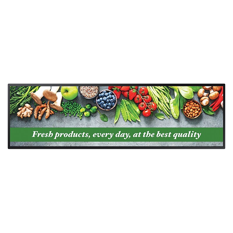 Samsung SHC Series 37" Wall Mounted Stretched Widescreen LED Display for Digital Signage (SH37C) image 1