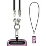 HyperGear TECHcessories 2-in-1 Universal Crossbody Phone Strap with USB-C Charging Cable, Black (16280)~#|#~DCE17B89-3E0B-4ED6-B4091A340218E0BC_sc7