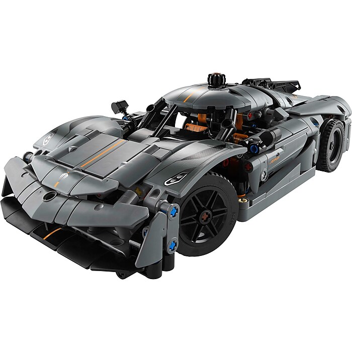 キングスベリー(Kingsbury ) COEトラックトイ LEGO Technic Koenigsegg Jesko Absolut Gray Hypercar, 801 Pieces