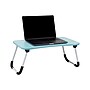 Mind Reader 13.75" x 23.5" MDF/Metal Lap Desk/Laptop Stand With Folding Legs, Blue (LBSTUDY-BLU)~#|#~DCE7328D-F37F-4E2A-9F12D98D206A7B72_sc7