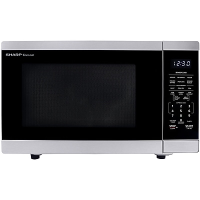 Sharp 1.4 Cu. Ft. Smart Countertop Microwave Oven, Stainless Steel (ZSMC1469KS) Simolary simolary.com