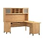 Bush Home Somerset 72" W L Shaped Computer Desk with Hutch, Maple Cross (SET001MC)~#|#~DCEE1420-E6ED-42AA-8EAF1AEE568483D7_sc7